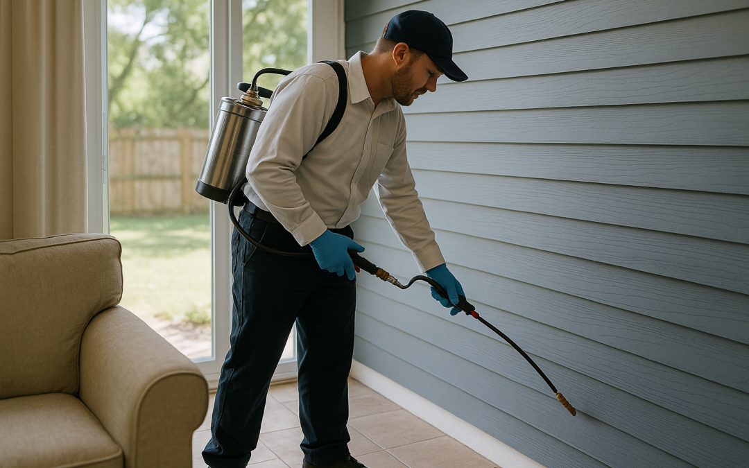 What is included in a pest control service for a home?