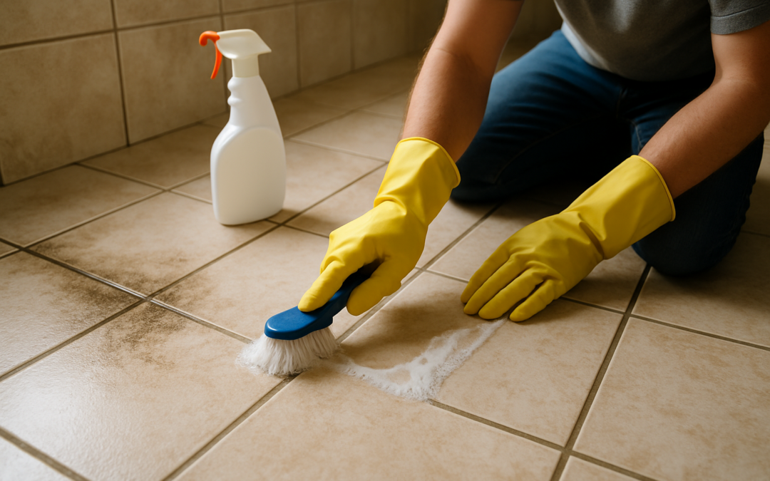 Why is grout cleaning important for tile maintenance?